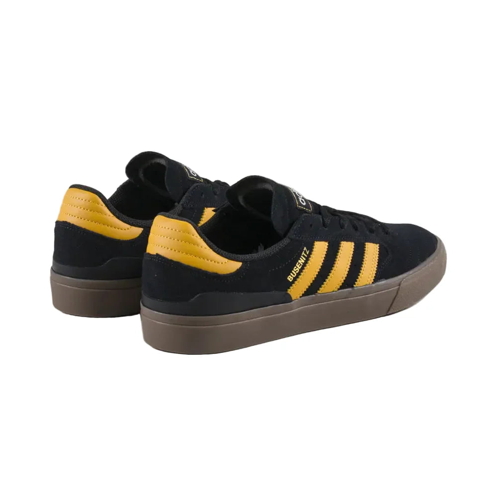 Adidas Busenitz Vulc II Skate Shoes Core Black / Preloved Yellow / Gum