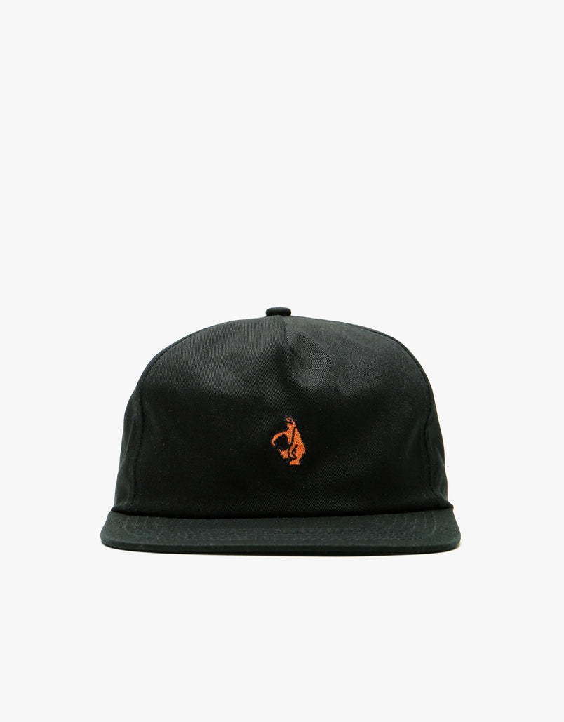Krooked Cap Shmoo Black Orange Unstructured Snapback Skateboard Hat