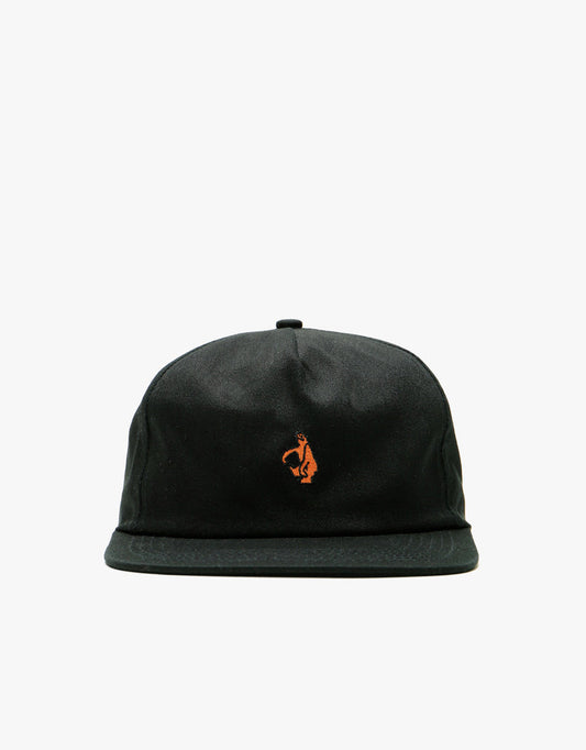 Krooked Cap Shmoo Black Orange Unstructured Snapback Skateboard Hat
