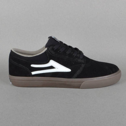 Lakai Griffin Skate Shoes - Black/Gum Suede