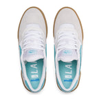 Lakai Shoes Cambridge White Teal Suede Us Size Skateboard Sneakers