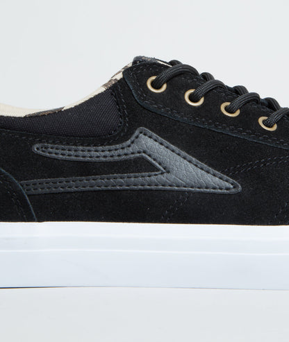 Lakai Shoes Griffin Duck Pack Black White Suede Usa Size Skateboard Sneakers