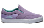 Lakai Shoes Owen Vlk Lavender Suede Slip On Usa Size Skateboard Sneakers