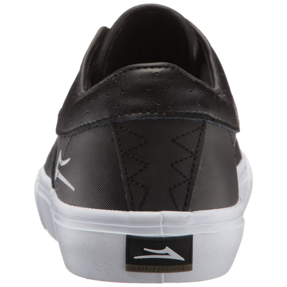 Lakai Shoes Riley Hawk Black Leather Usa Size Skateboard Sneakers