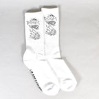 Lakai Shoes X Doomsayers Socks White Osfm Limited Edition Skateboard Sox