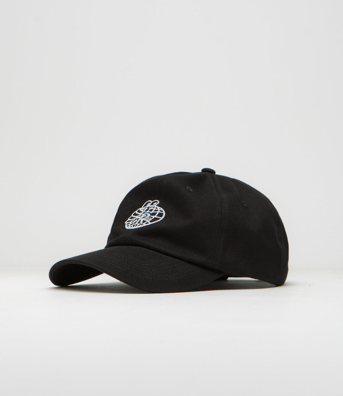 Last Resort Ab Cap Atlas Daddy 6 Panel Black Strapback Skateboard Hat