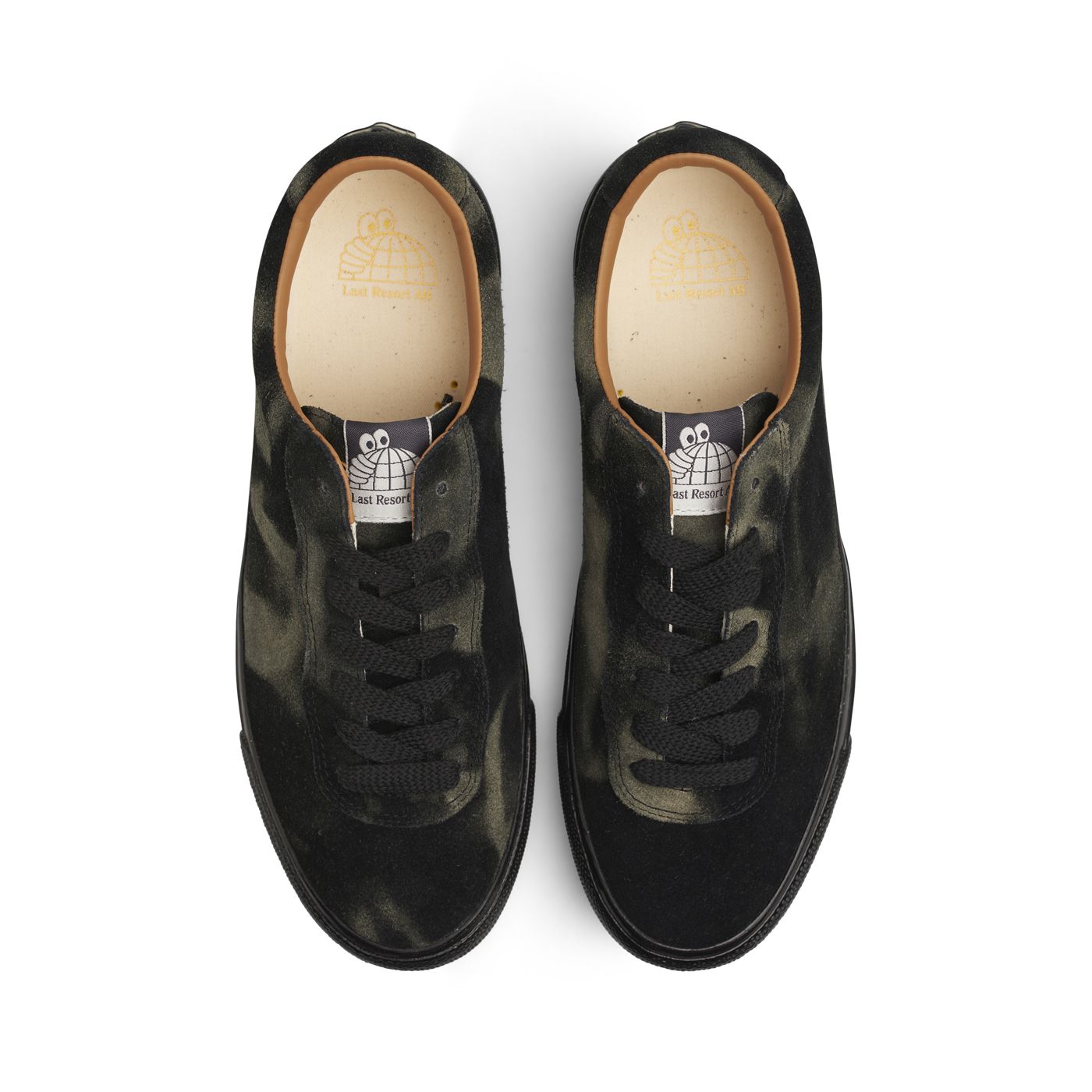 Last Resort Ab Shoes Vm001 Lo Cloudy Suede Fabios Black Black Us Size Sneakers