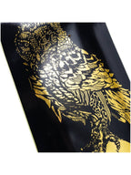 Welcome Skateboard Deck Bird Brain Black Gold Foil 8 25 Son Moontrimmer Shape