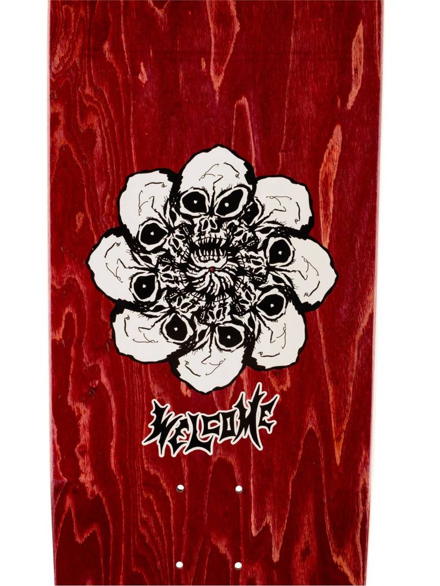 Welcome Skateboards Deck Torment Black Gold Foil 9.25" (On Golem)