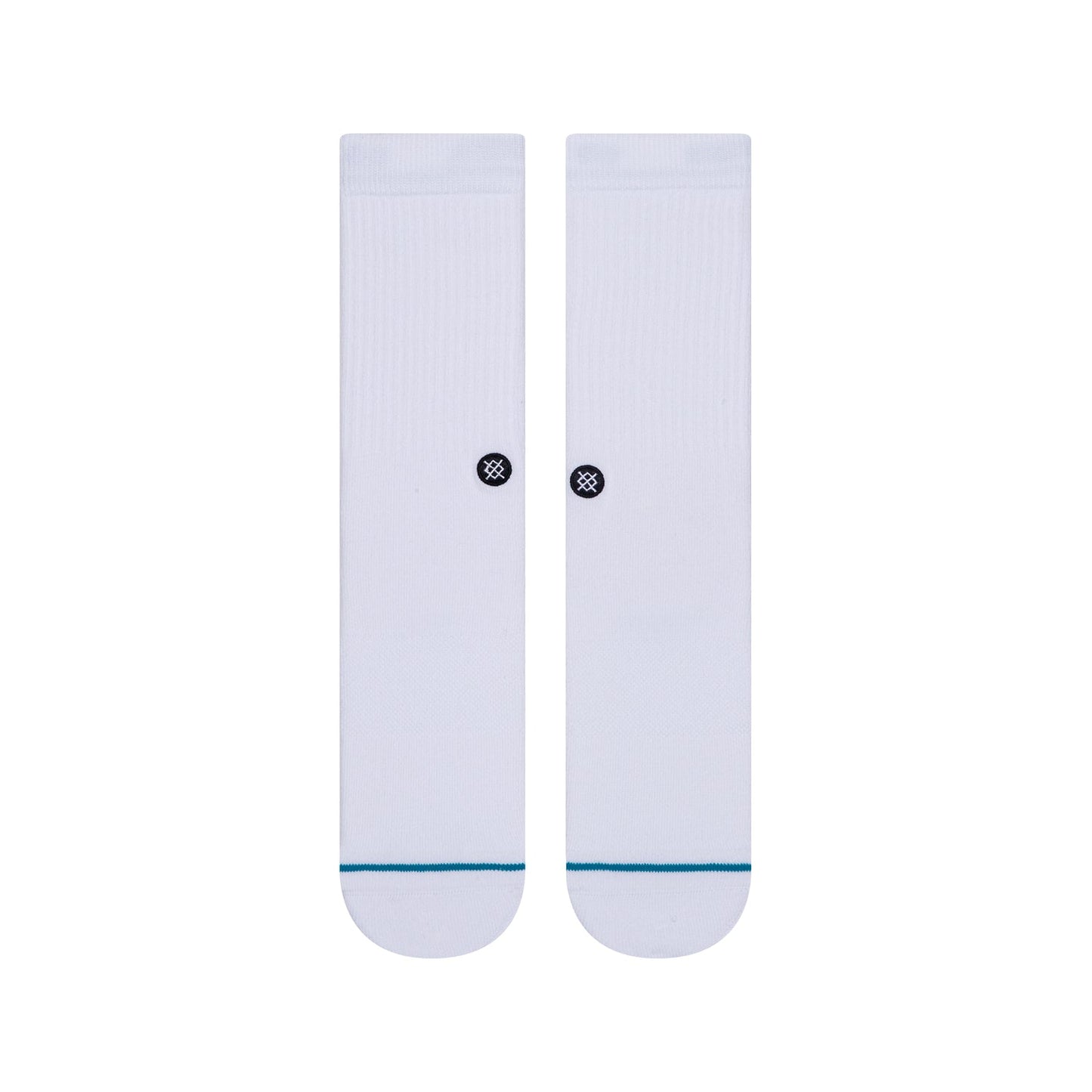 Stance Socks Icon White Crew Size 9-12 Classic Skateboard Sox
