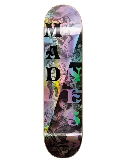 Madness Skateboard Deck Split Overlap Holographic R7 8