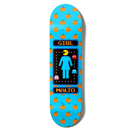 GIRL Skateboard Deck Malto Pac-Man 8.25"