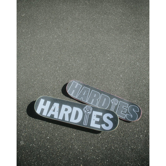 Mob Grip X Hardies Bold Black Air Bubble Free Skateboard Griptape