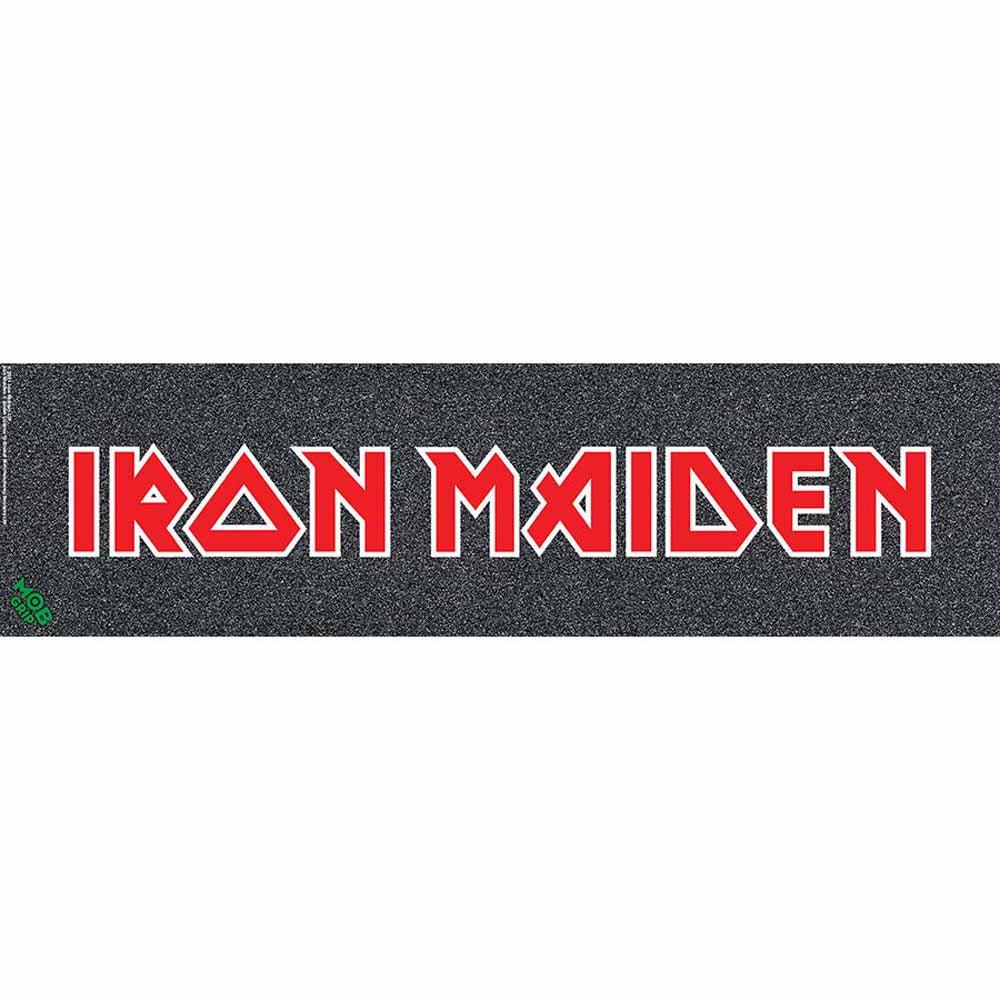 Mob Grip X Iron Maiden Logo Air Bubble Free Skateboard Griptape