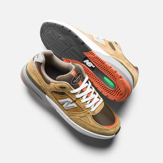 NB Numeric Shoes 933 Andrew Reynolds Camel Dark Brown US Skateboard Sneakers