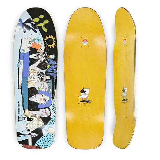 Polar Skateboard Deck NICK BOSERIO Group Healing Dane Shape 9.75"