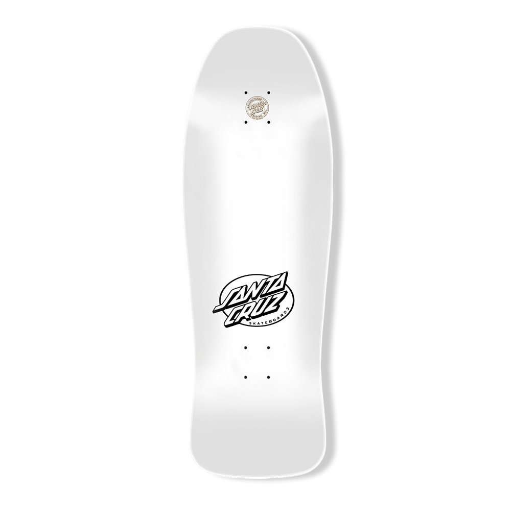 Santa Cruz Skateboard Deck Jeff Kendall Snake White 9.975" Reissue
