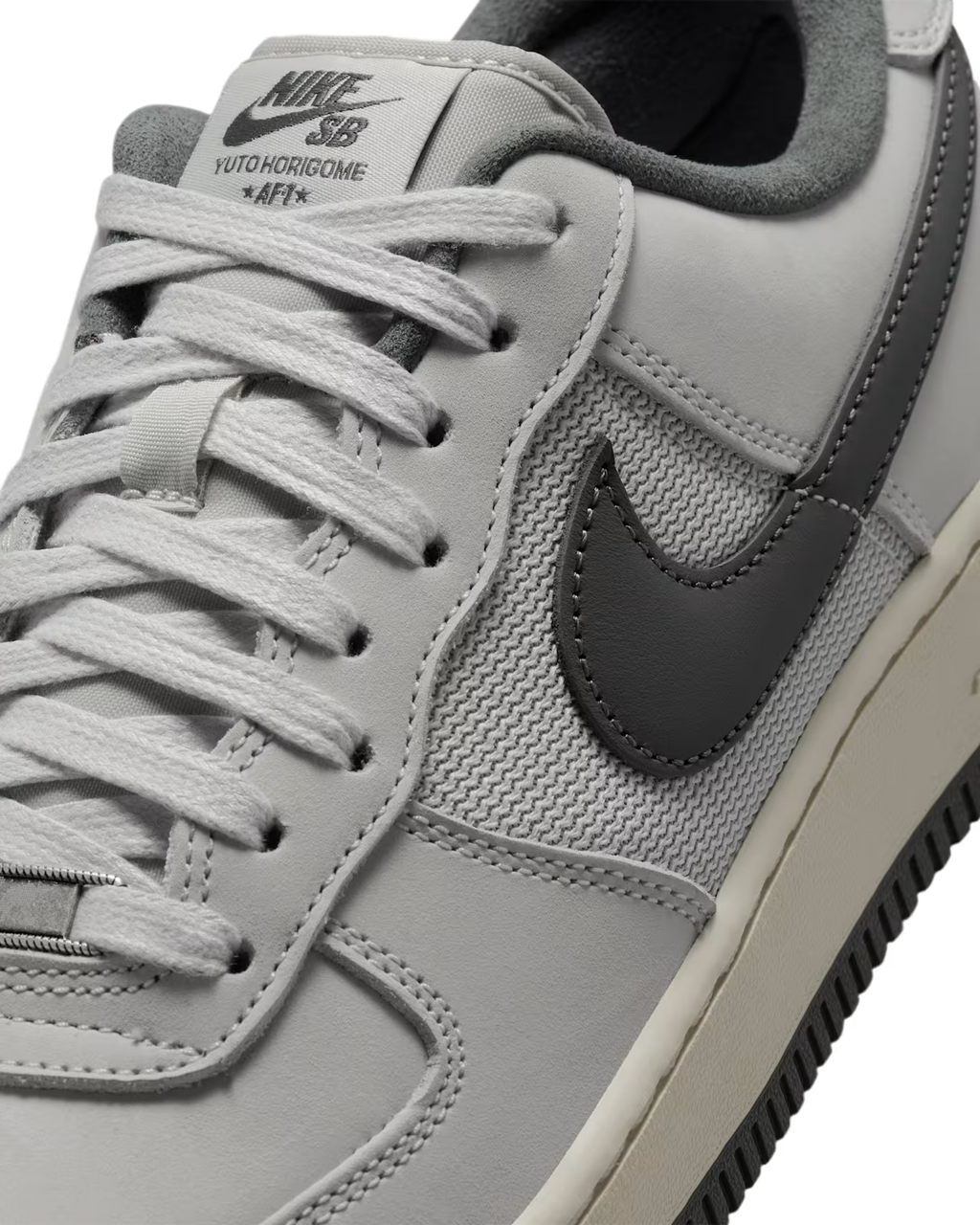 Nike SB Air Force 1 x Yuto Light Bone Iron Grey - AF1 Skate Shoes