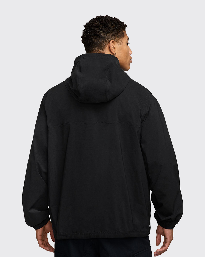 Nike SB Jacket Anorak Skate Black White Mid Zip Jacket