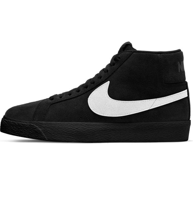 Nike Sb Shoes Blazer Mid Black White Black Black Us Size Skateboard Sneakers