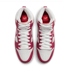Nike SB Dunk High Pro ISO Skate Shoe - Sweet Beet / White