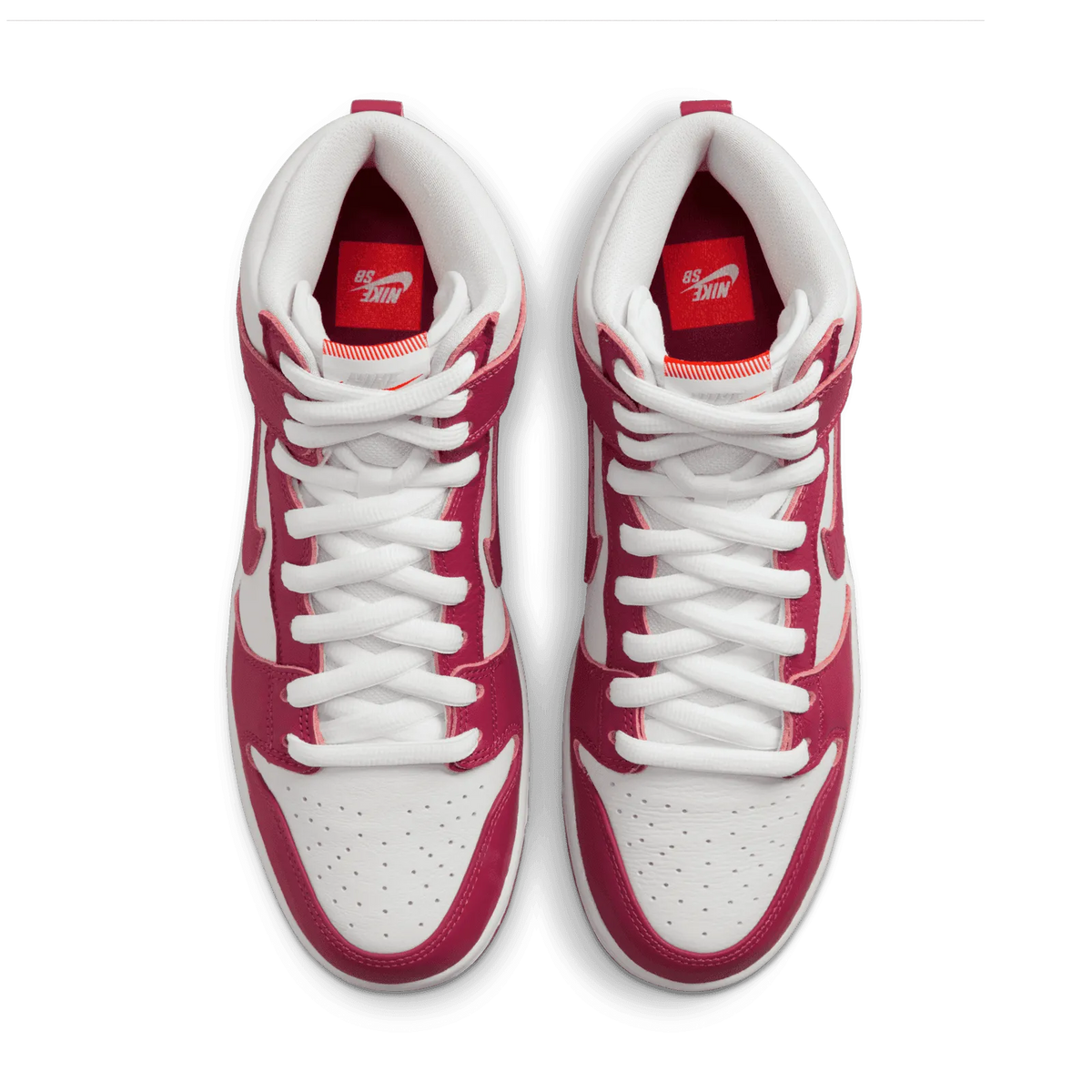 Nike SB Dunk High Pro ISO Skate Shoe - Sweet Beet / White