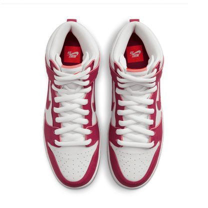 Nike SB Dunk High Pro ISO Skate Shoe - Sweet Beet / White