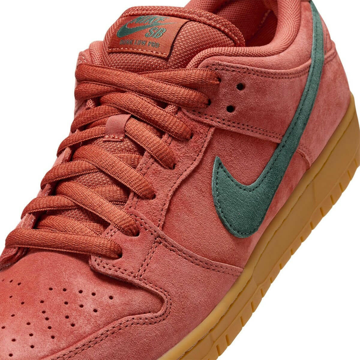 Nike SB Shoes Dunk Low Burnt Sunrise Vintage Green Gum Light Brown Sneakers
