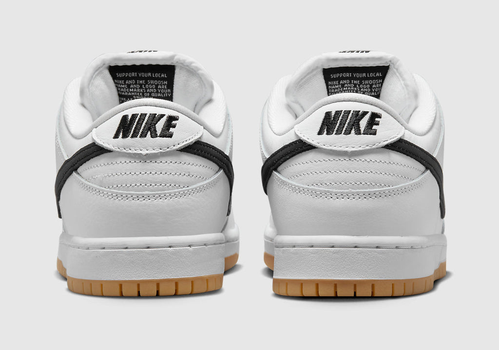 Nike Sb Shoes Dunk Low Pro White Gum Us Size Skate Sneakers