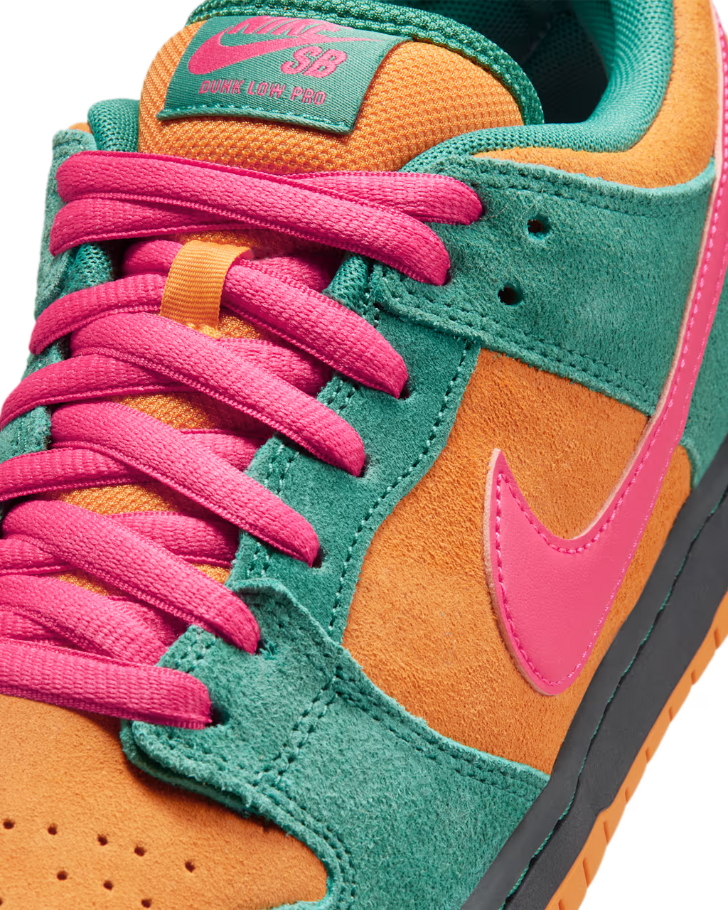 Nike SB Dunk Low Pro "Watermelon" Green Noise Light Curry Skate Shoes