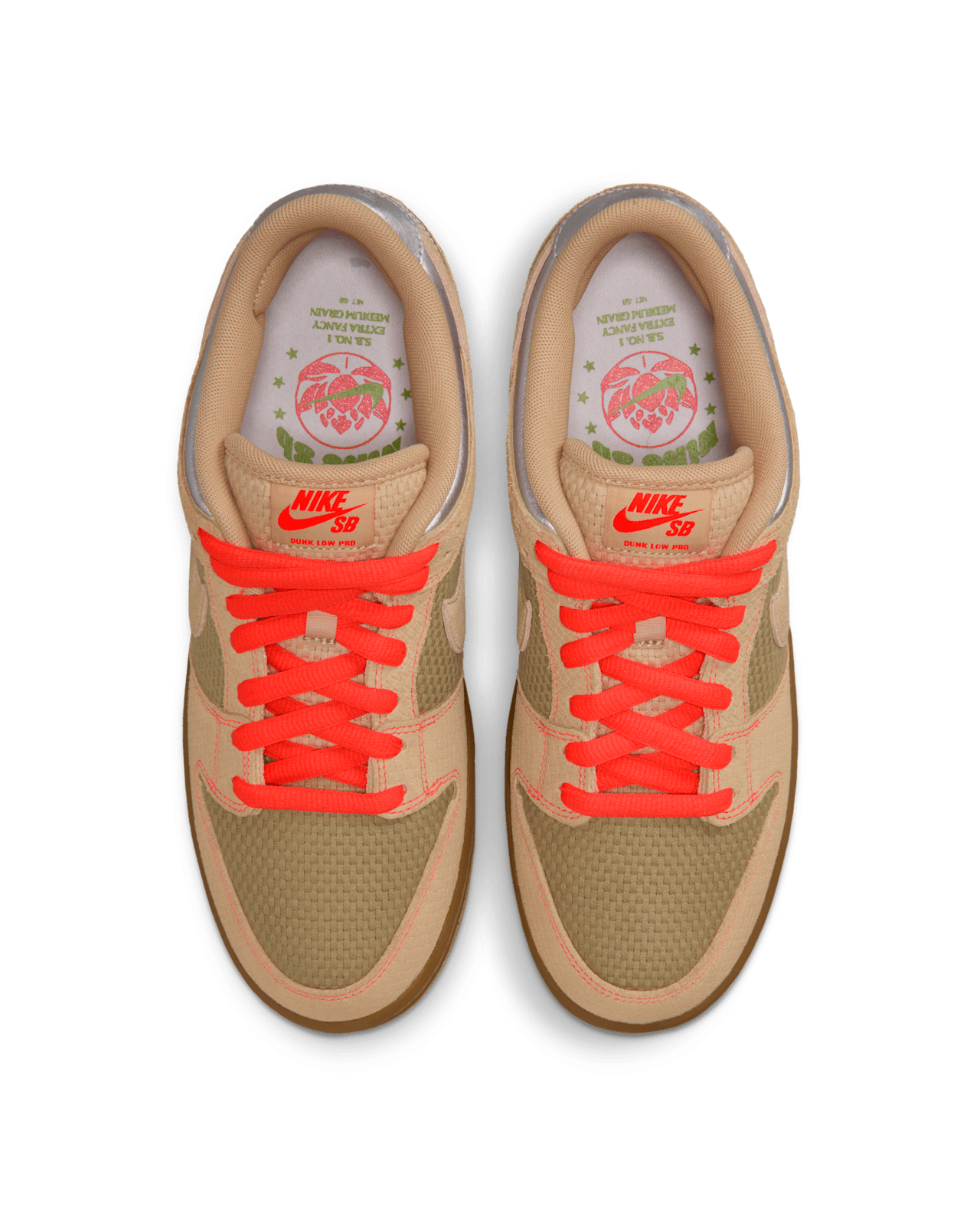Nike SB Shoes Dunk Low Som Tum Canvas Parachute Beige US SIZE Skate Sneakers