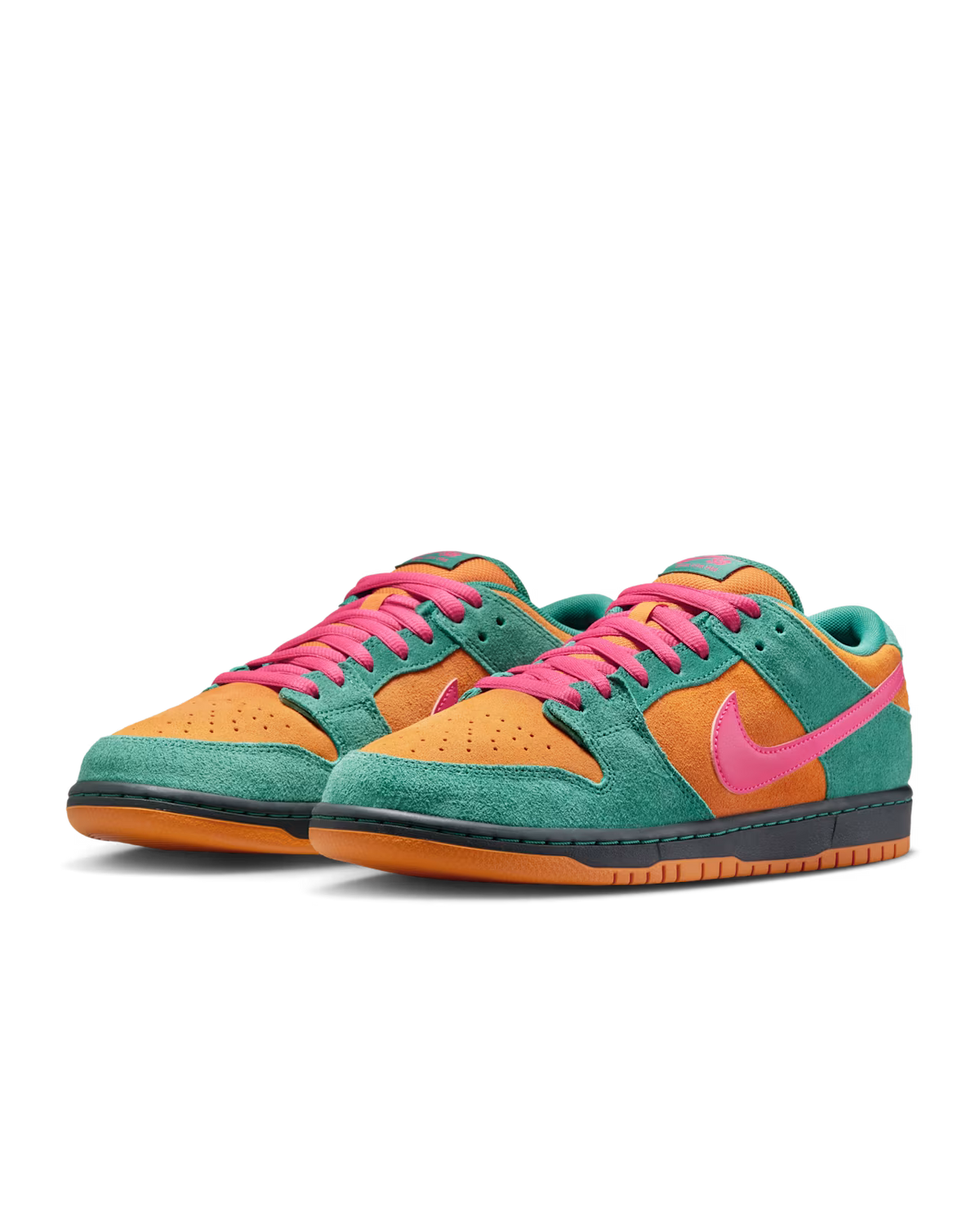 Nike SB Dunk Low Pro "Watermelon" Green Noise Light Curry Skate Shoes