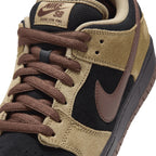 Nike SB Dunk Low Pro "Chocolate" Filbert Black Skate Shoes