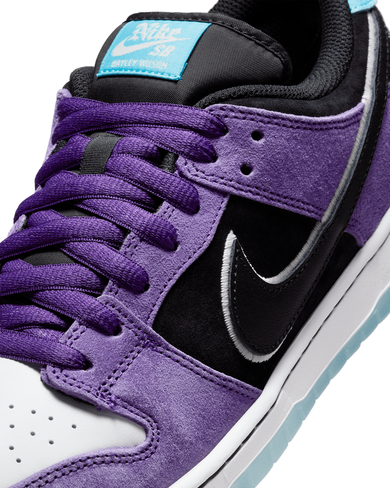 Nike SB Dunk Low Pro x Hayley Wilson Black Court Purple US SIZE Shoes Sneakers