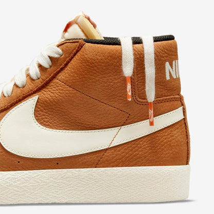 Nike Sb Shoes Blazer Mid Iso Dark Russet Sail Dark Black Us Size Skate Sneakers