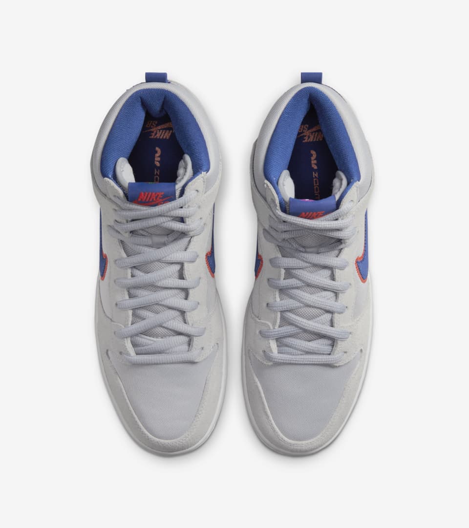 Nike Sb Shoes Dunk Hi Pro New York Mets Rush Blue Team Orange Us Size Sneakers