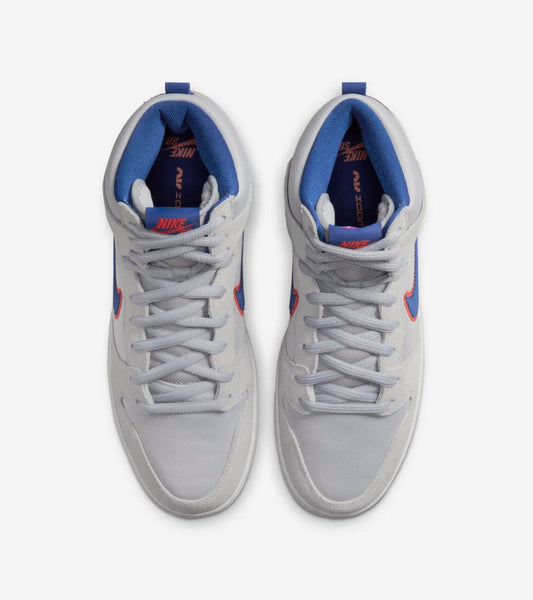 Nike Sb Shoes Dunk Hi Pro New York Mets Rush Blue Team Orange Us Size Sneakers