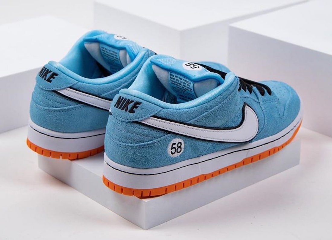 Nike SB Shoes Dunk Low Pro Club 58 Blue Chill/White US SIZE Skateboard Sneakers