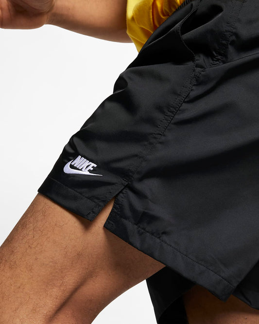 Nike Shorts Sportswear Woven Flow Black White Dri Fit Skateboard Short