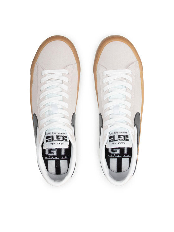 Nike Sb Shoes Blazer Low Pro Gt White Black White White Us Size Skate Sneakers