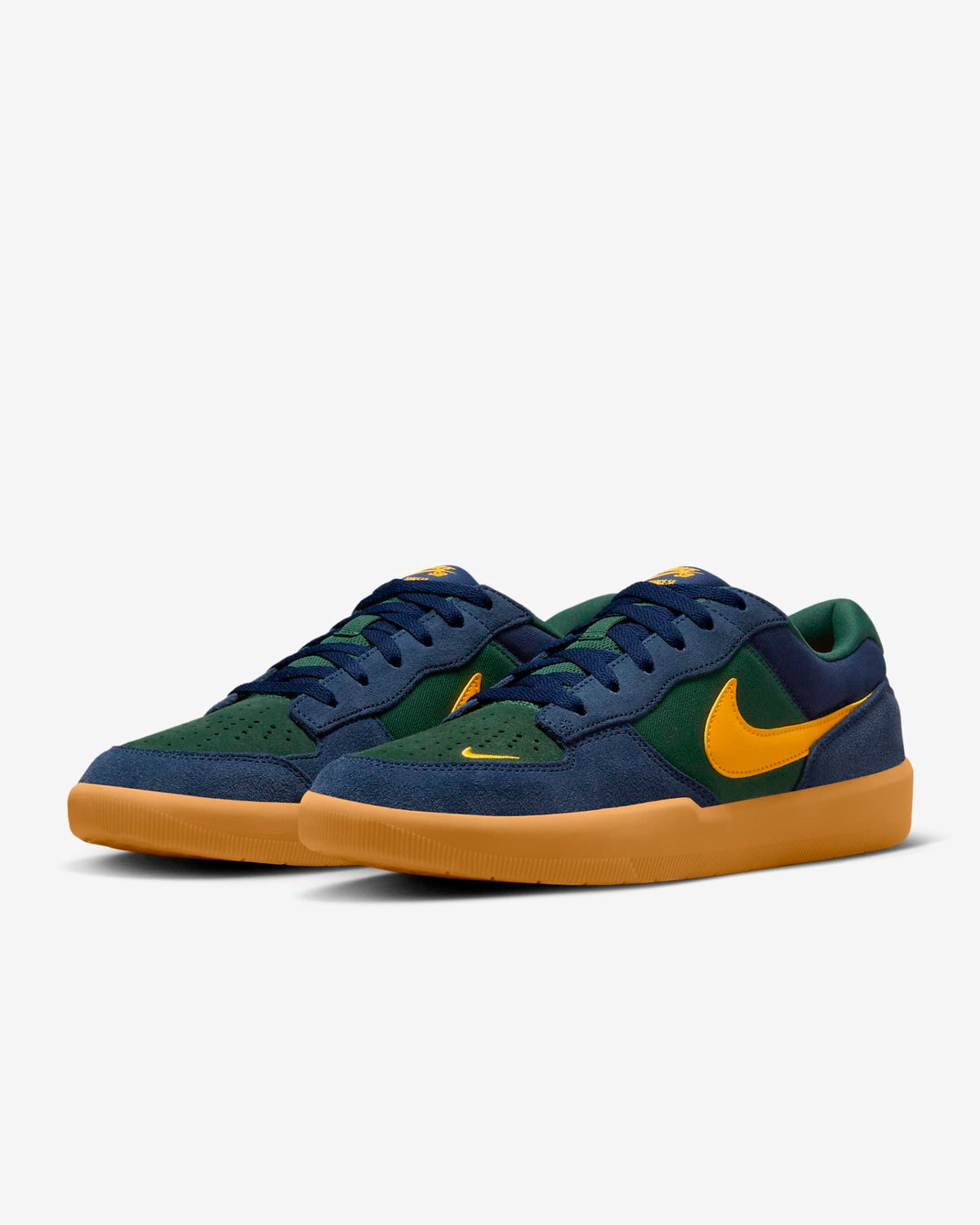 Nike Sb Shoes Force 58 Midnight Navy University Gold Us Size Skateboard Sneakers