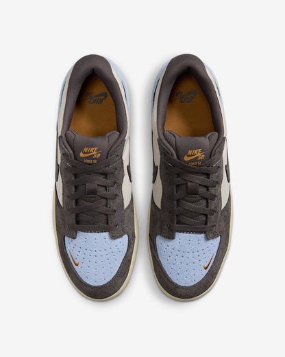 Nike SB Shoes Force 58 Light Orewood Brown Psychic US SIZE Skateboard Sneakers