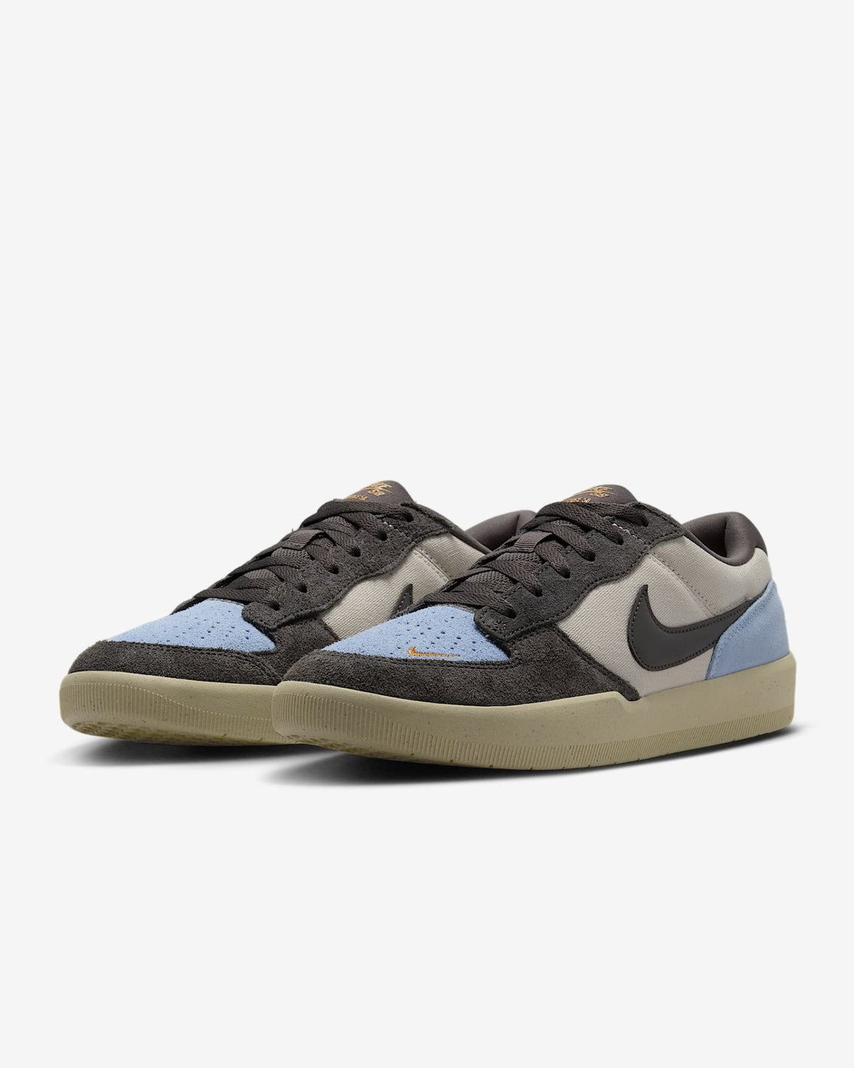 Nike Sb Shoes Force 58 Light Orewood Brown Psychic Us Size Skateboard Sneakers