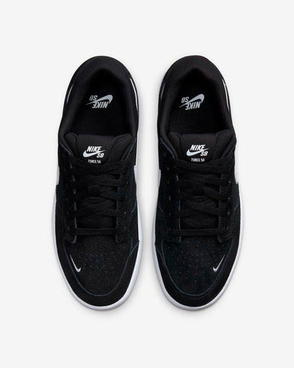 Nike SB Shoes Force 58 Black Black White US SIZE Skateboard Sneakers