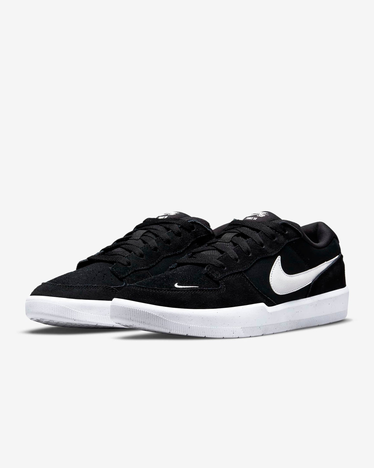Nike Sb Shoes Force 58 Black Black White Us Size Skateboard Sneakers