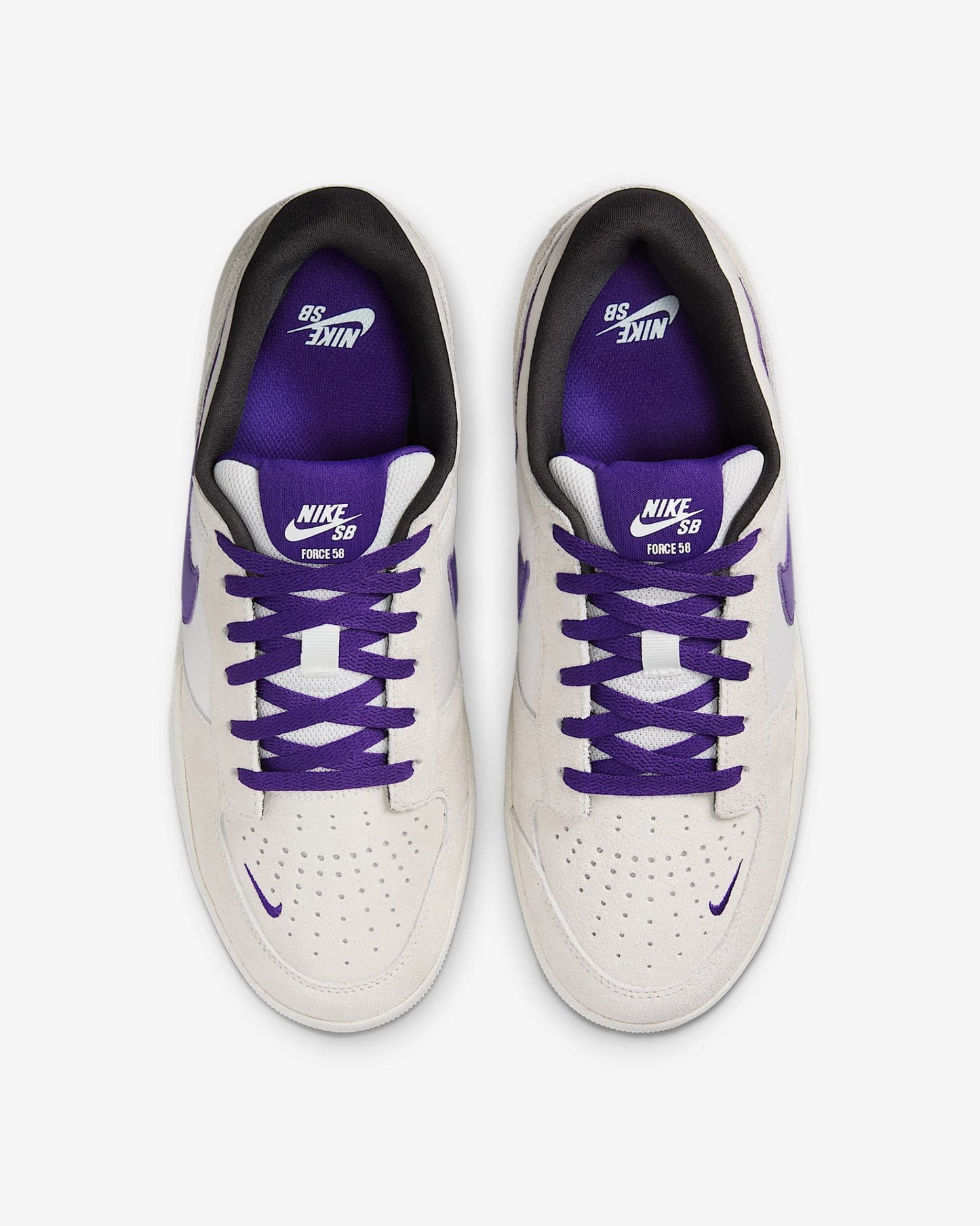 Nike SB Shoes Force 58 Phantom Court Purple US SIZE Skateboard Sneakers