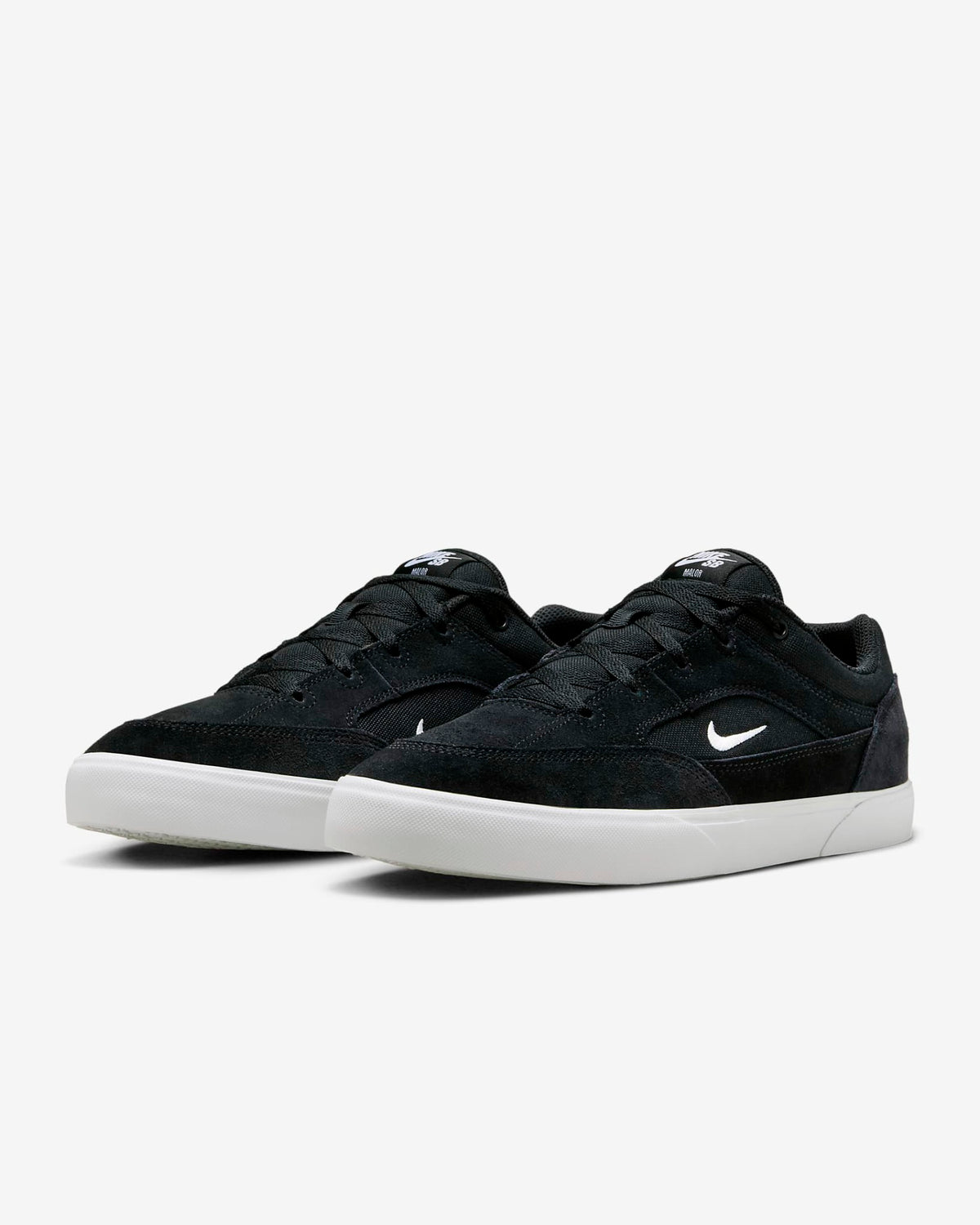 Nike Sb Shoes Malor Black White Us Size Skateboard Sneakers