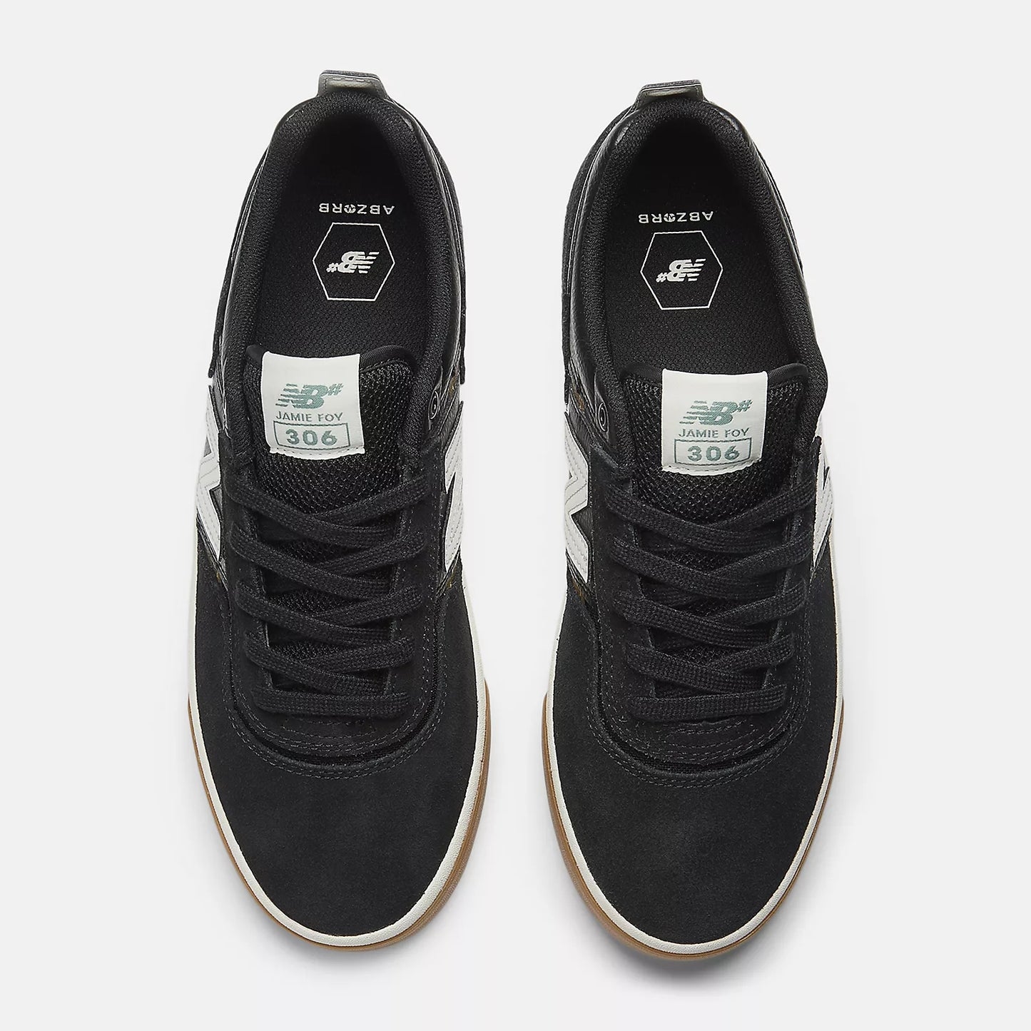 NB Numeric Shoes 306 Jamie Foy Black Sea Salt US SIZE Skateboard Sneakers