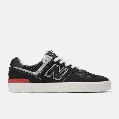 NB Numeric Shoes 574 Vulc Black Grey Red NM574VYW US SIZE Skateboard Sneakers