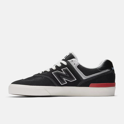 NB Numeric Shoes 574 Vulc Black Grey Red NM574VYW US SIZE Skateboard Sneakers